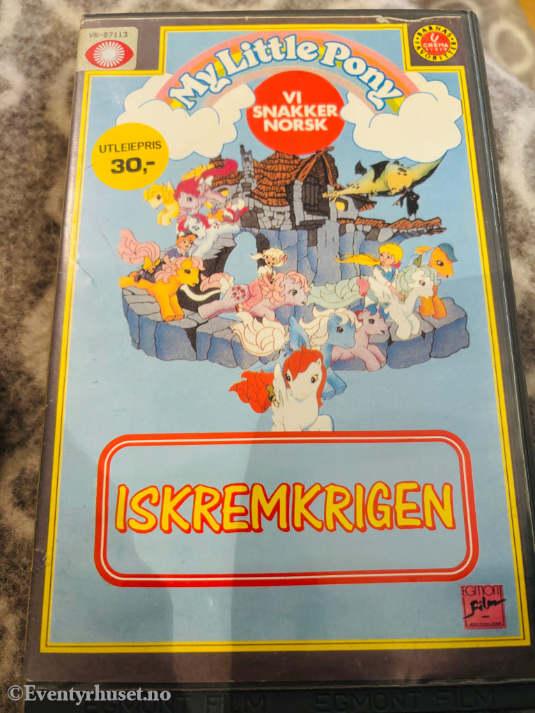 My Little Pony. Iskremkrigen. 1990. VHS Big Box. VHS Big Box