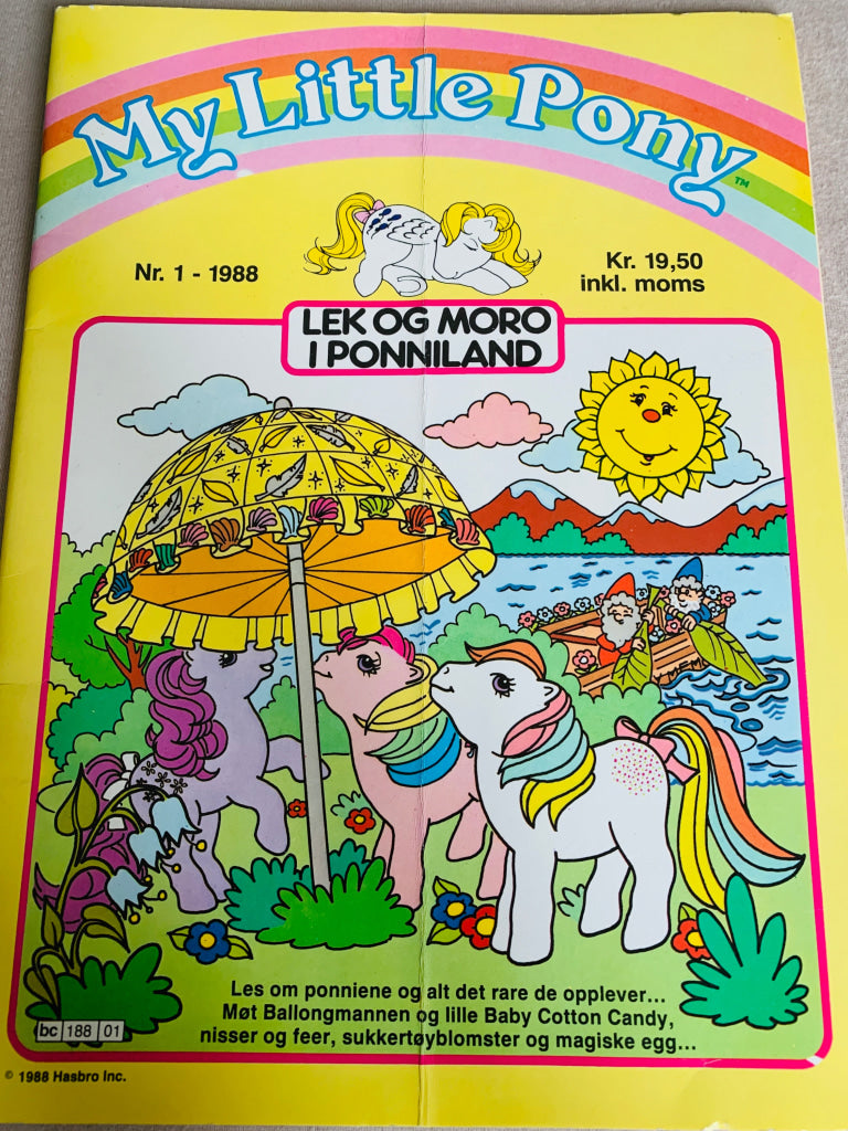 My Little Pony Nr. 1 - 1988. Tegneserieblad/album.