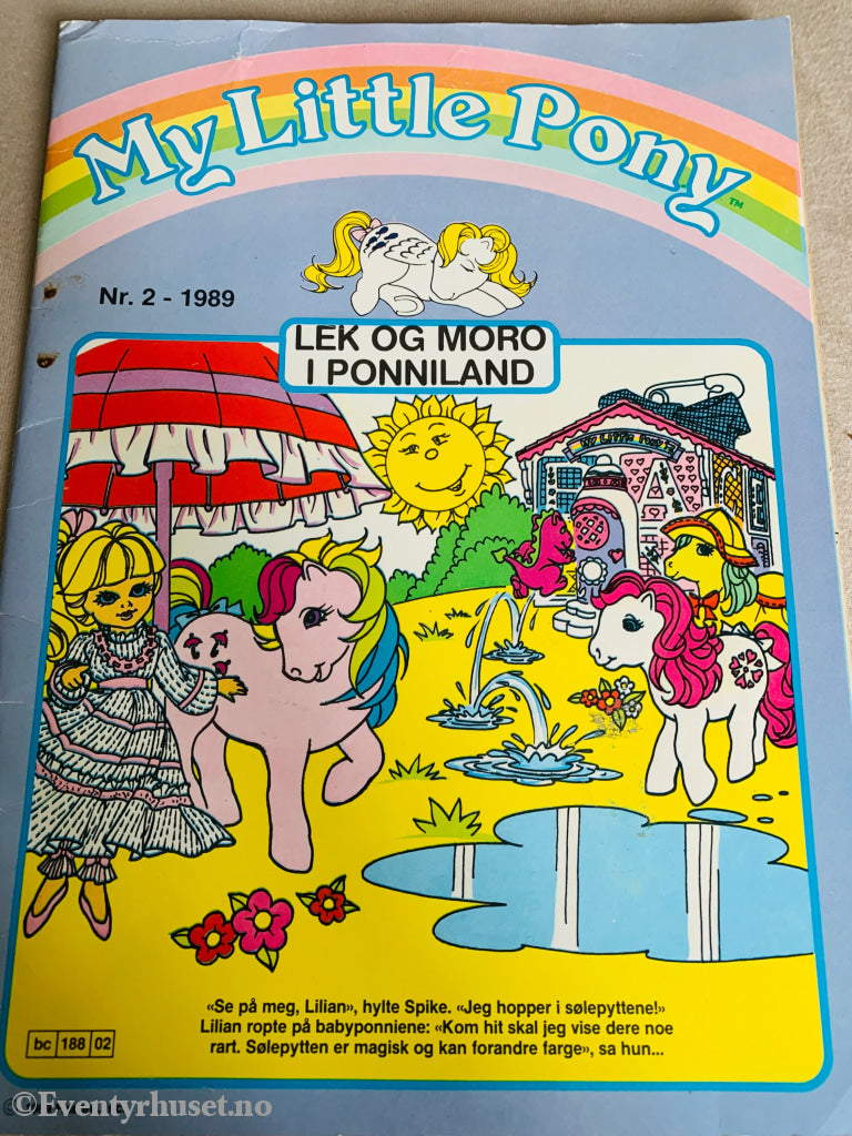 My Little Pony Nr. 2 - 1989. Tegneserieblad/album.
