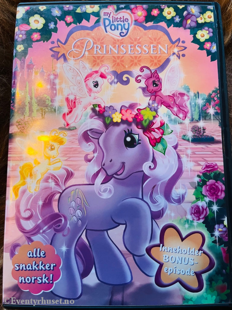 My Little Pony. Prinsessen. Med Brukt Klistremerke. Dvd. Dvd