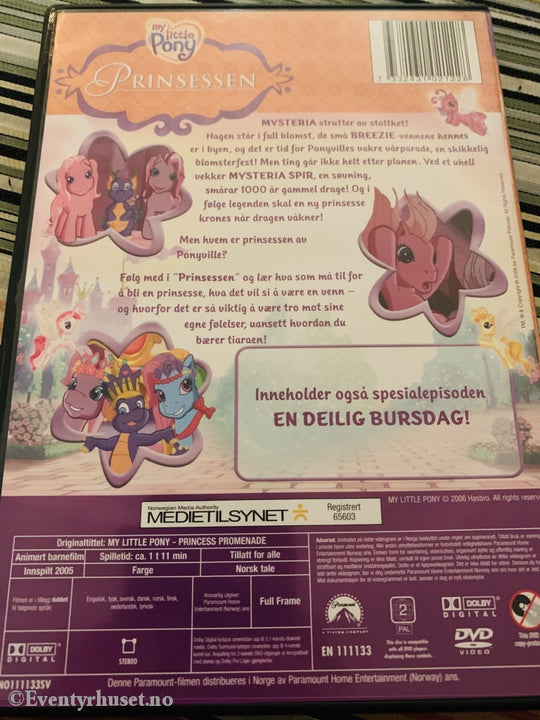 My Little Pony. Prinsessen. Med Krone Og Klistremerker. Dvd. Dvd