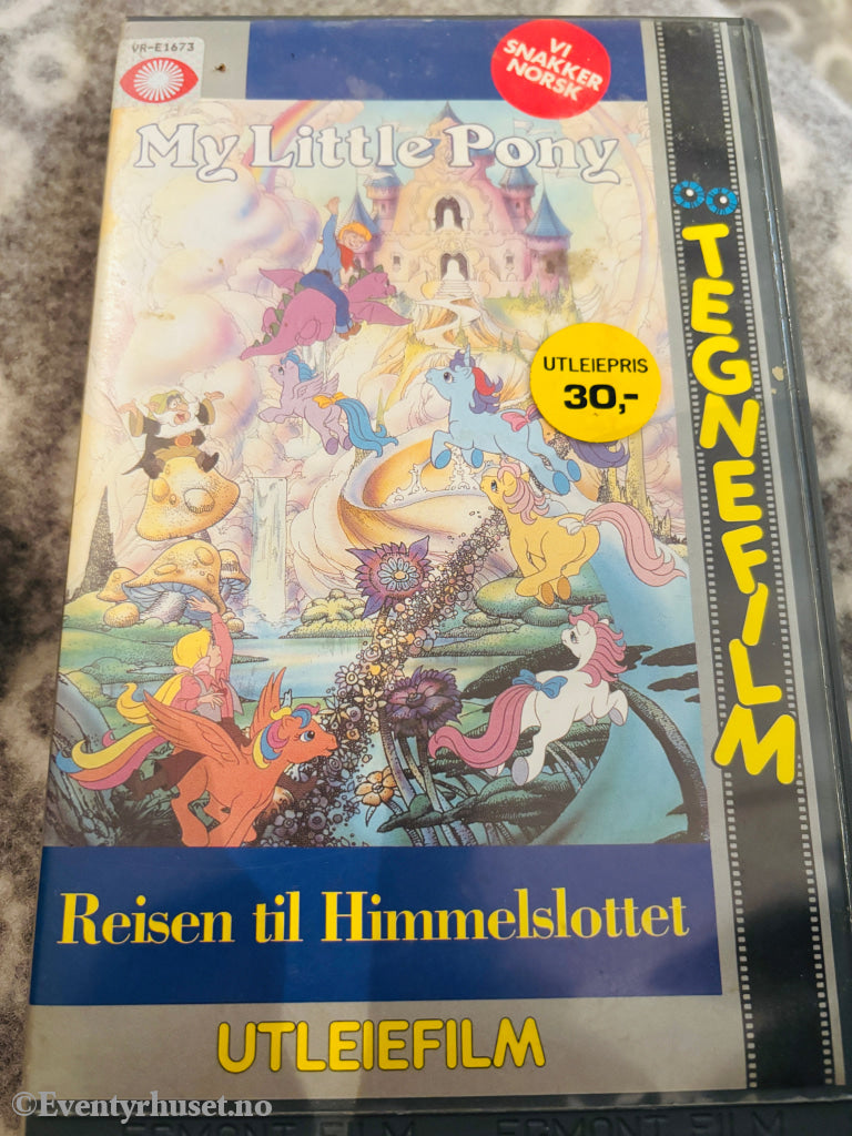 My Little Pony. Reisen til Himmelslottet. 1991. VHS Big Box. VHS Big Box