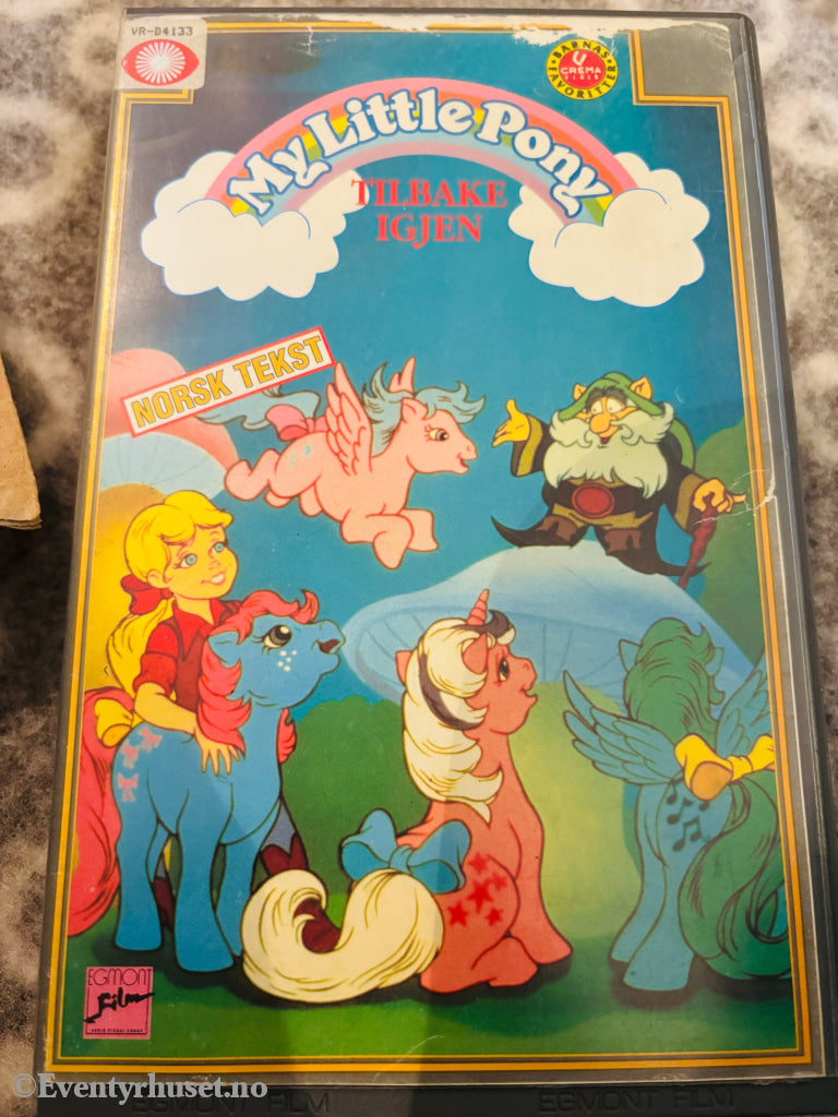 My Little Pony. Tilbake igjen. 1990. VHS Big Box. VHS Big Box