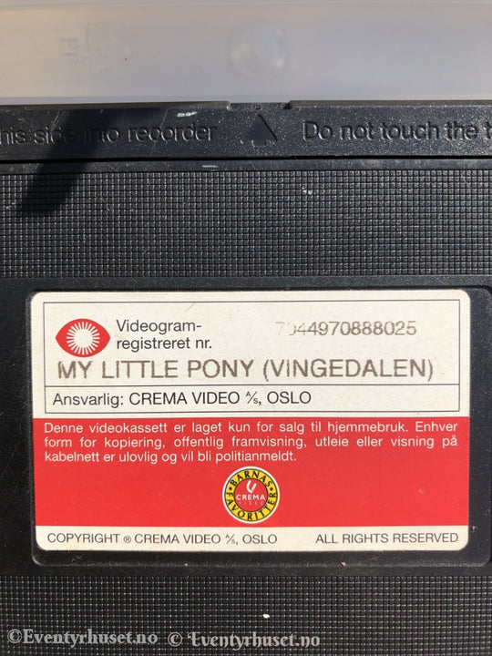 My Little Pony. Vingedalen. 1988. Vhs. Vhs