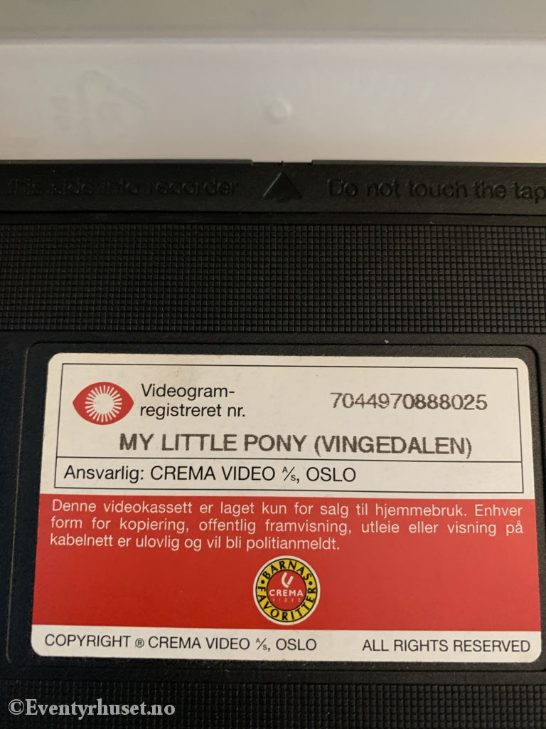 My Little Pony. Vingedalen. 1988. Vhs. Vhs
