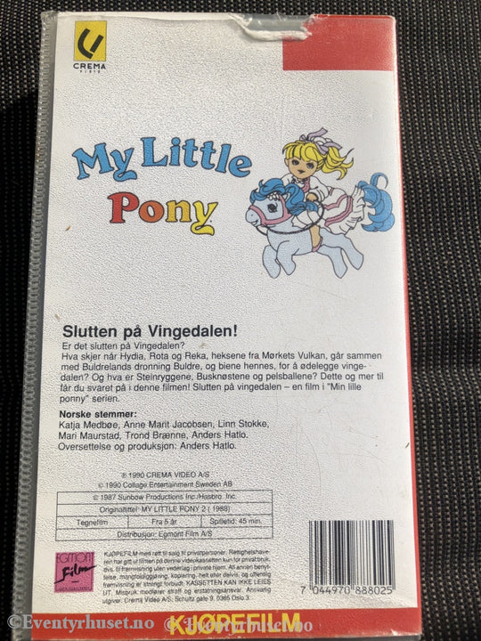 My Little Pony. Vingedalen. 1988. Vhs. Vhs