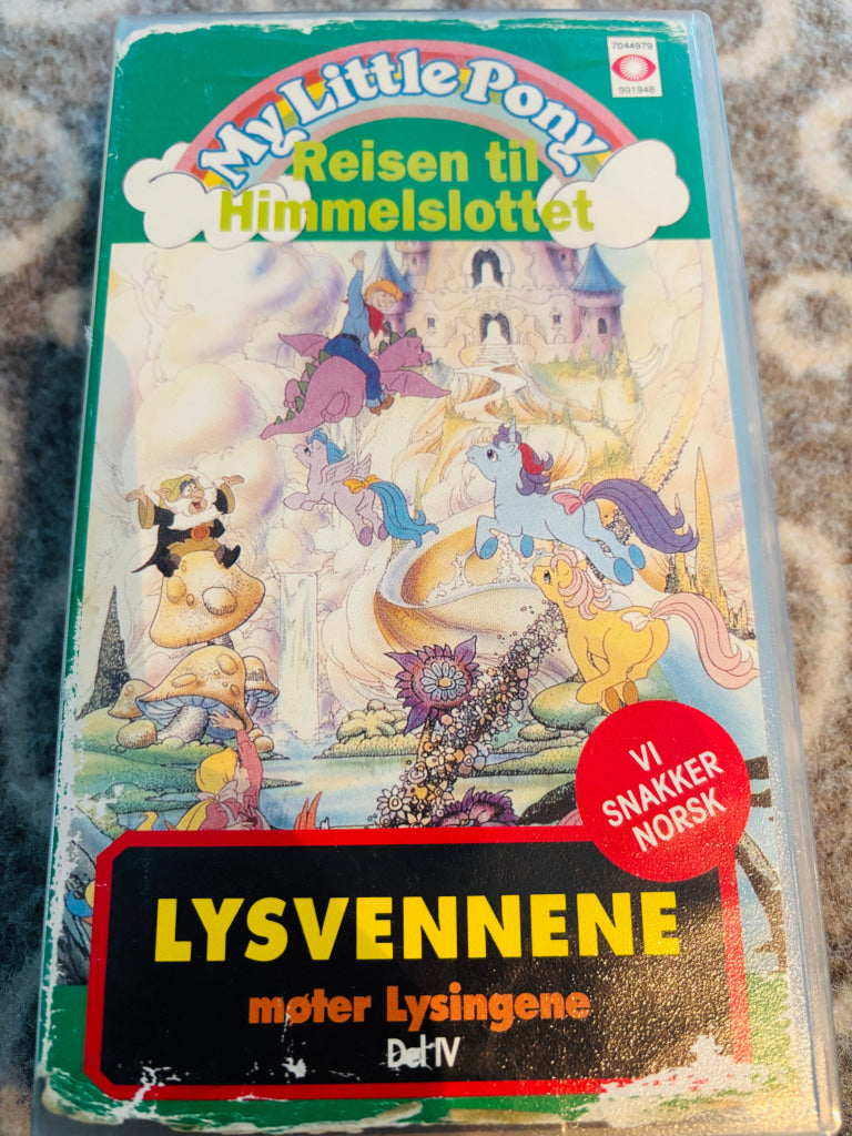 My Little Pony. Vol. 4. Reisen til Himmelslottet / Lysvennene møter Lysingene. 1993. VHS. VHS