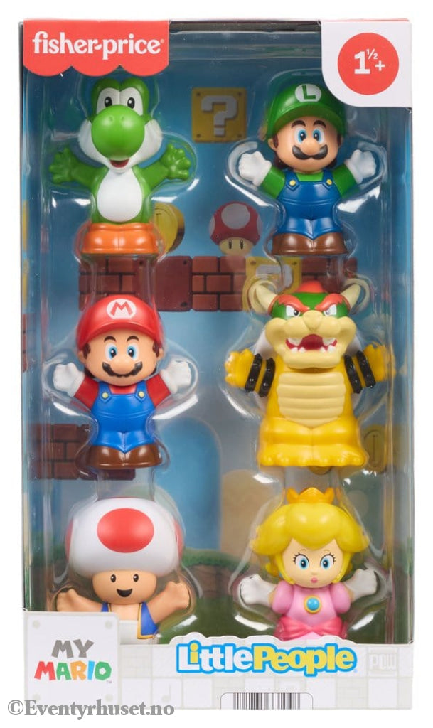 My Mario Little People Collector Mini Figure 6-Pack 7 cm Collectibles
