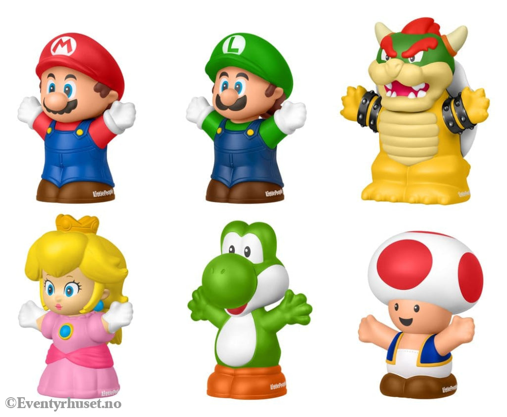 My Mario Little People Collector Mini Figure 6-Pack 7 cm Collectibles