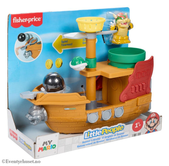 My Mario Little People Playset Bowser’s Airship Toys
