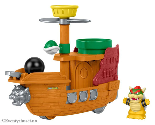 My Mario Little People Playset Bowser’s Airship Toys