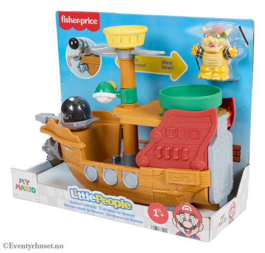 My Mario Little People Playset Bowser’s Airship Toys