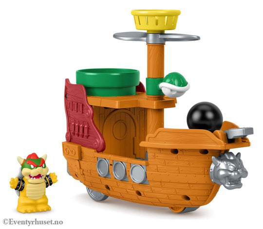 My Mario Little People Playset Bowser’s Airship Toys
