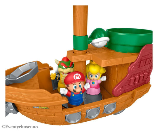 My Mario Little People Playset Bowser’s Airship Toys