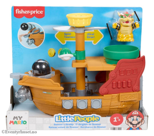 My Mario Little People Playset Bowser’s Airship Toys