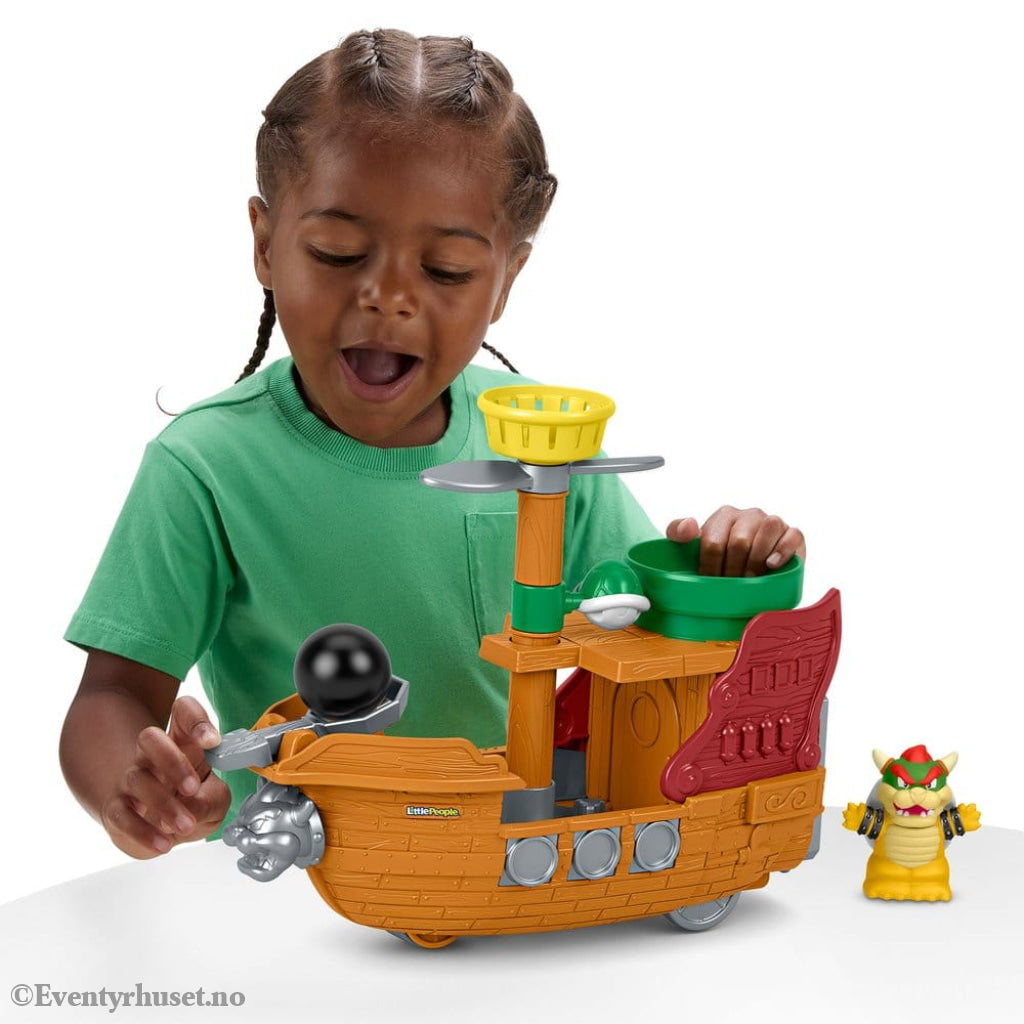 My Mario Little People Playset Bowser’s Airship Toys