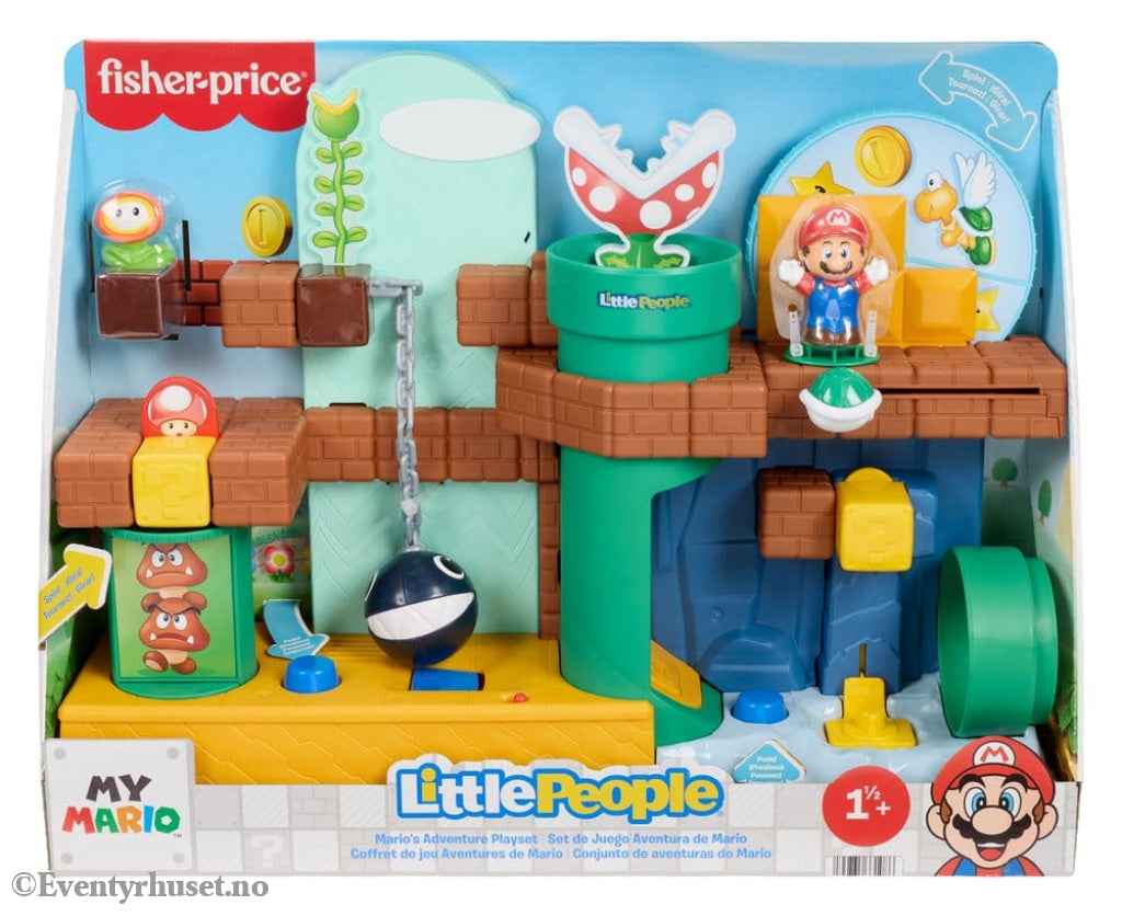 My Mario Little People Playset Mario’s Adventure Toys