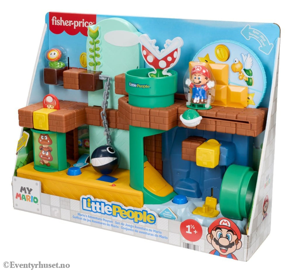 My Mario Little People Playset Mario’s Adventure Toys