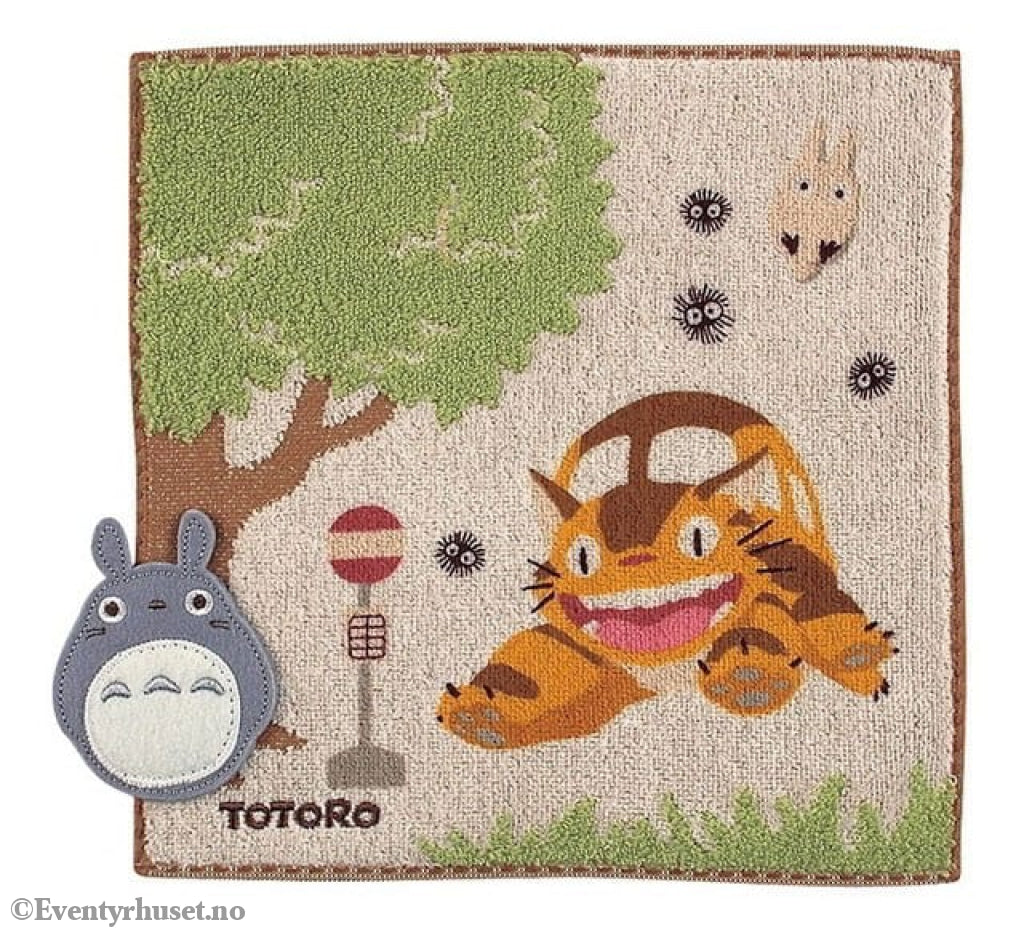 My Neighbor Totoro Mini Towel Bus Stop 25 x 25 cm Home & Gifts