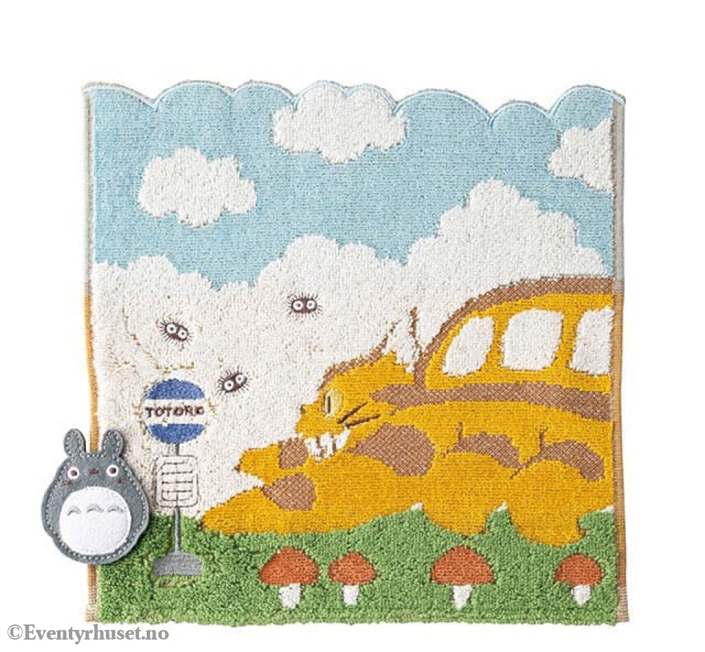 My Neighbor Totoro Mini Towel Catbus on it’s way 25 x 25 cm Home & Gifts