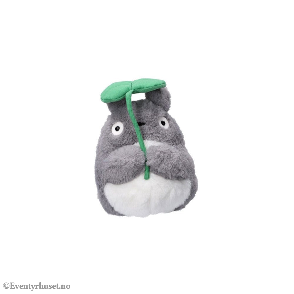My Neighbor Totoro Nakayoshi Plush Figure Big Totoro with leaf 21 cm Manga & Anime