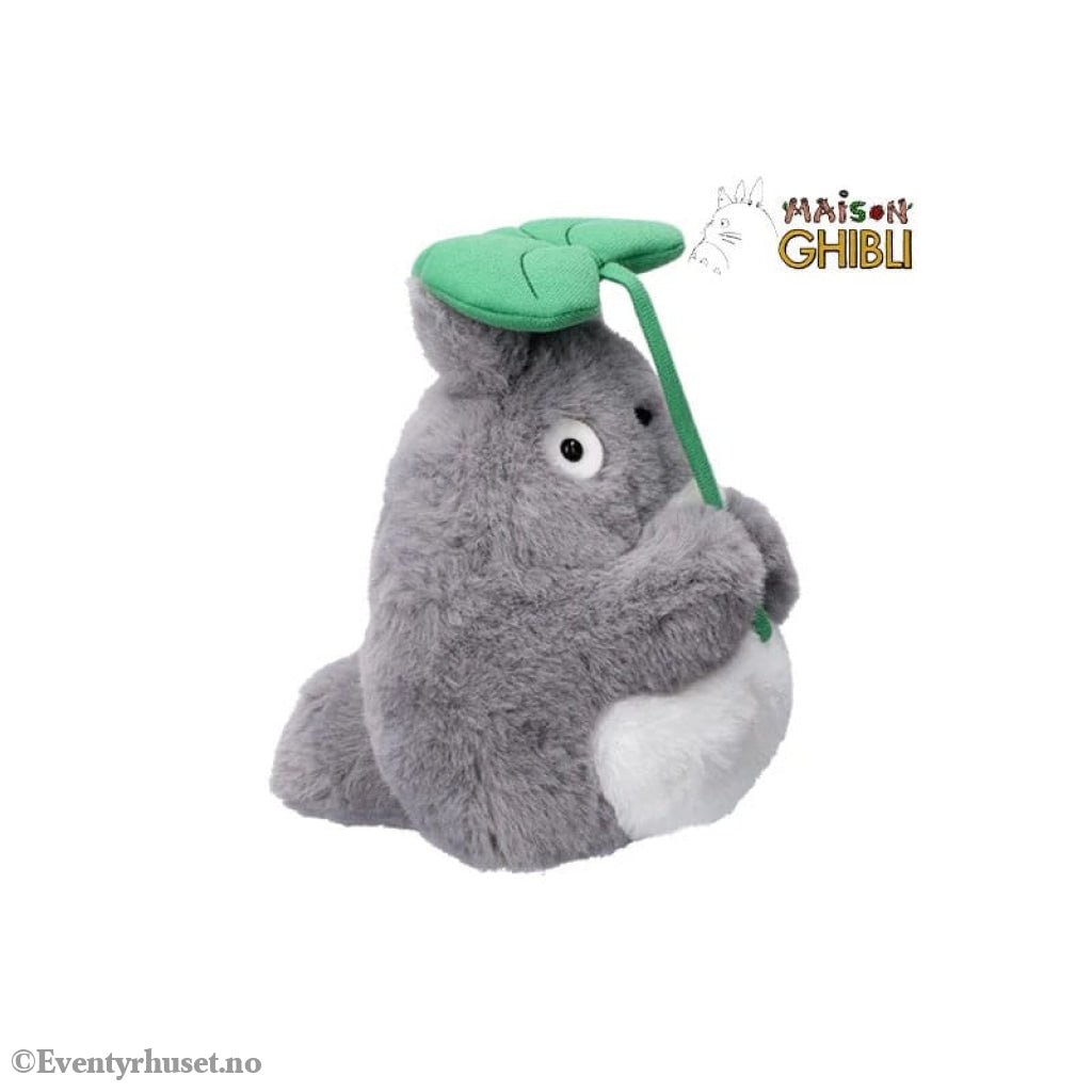 My Neighbor Totoro Nakayoshi Plush Figure Big Totoro with leaf 21 cm Manga & Anime