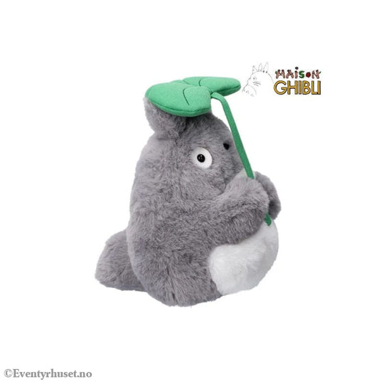 My Neighbor Totoro Nakayoshi Plush Figure Big Totoro with leaf 21 cm Manga & Anime