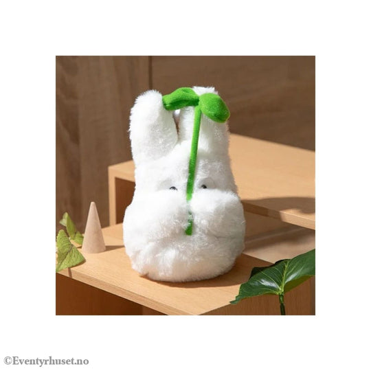 My Neighbor Totoro Nakayoshi Plush Figure Small Totoro with leaf 19 cm Manga & Anime