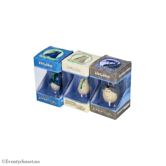My Neighbor Totoro Round Bottomed Figurine Mid Totoro with leaf 6 cm Manga & Anime