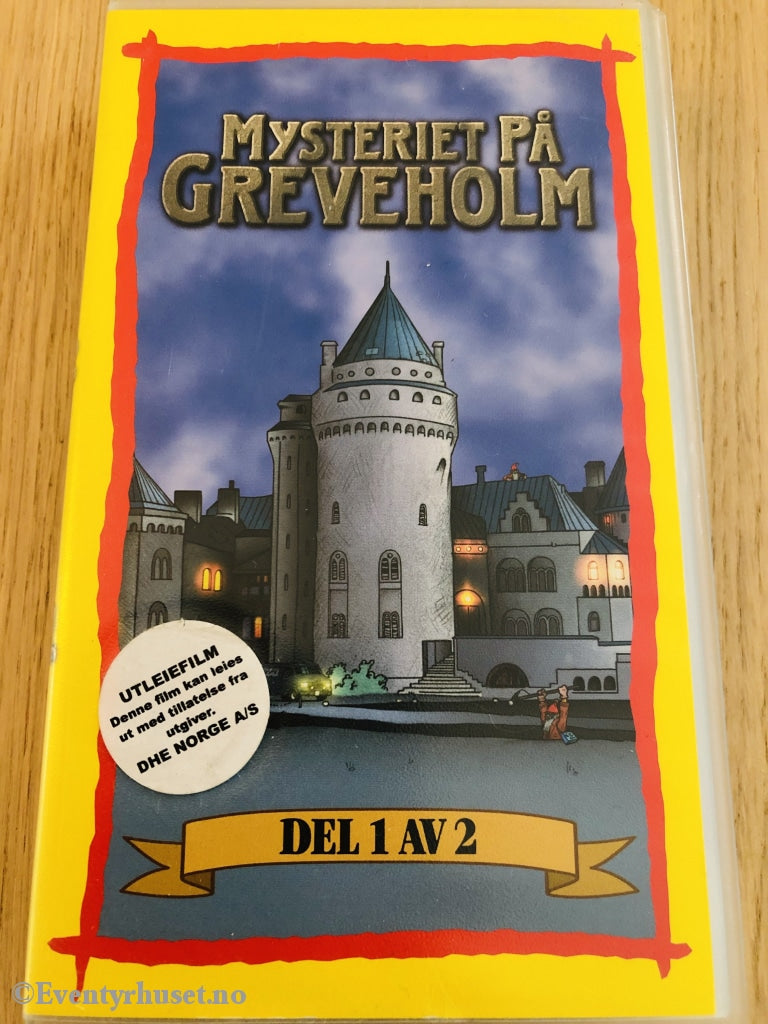 Mysteriet På Greveholm. Del 1. 1996. Vhs Utleiefilm.