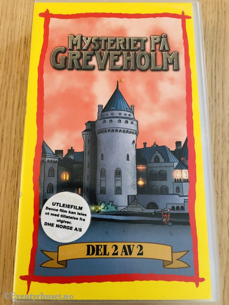 Mysteriet På Greveholm. Del 2. 1996. Vhs Utleiefilm.