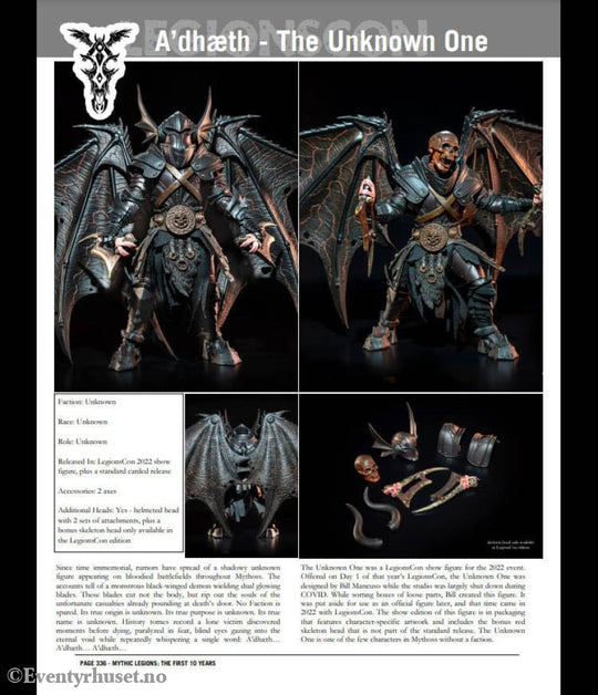 Mythic Legions: The First 10 Year Book Hardcover Home & Gifts