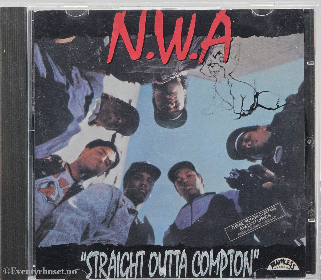 N.W.A (1988/Repress) - Straight Outta Compton. CD.