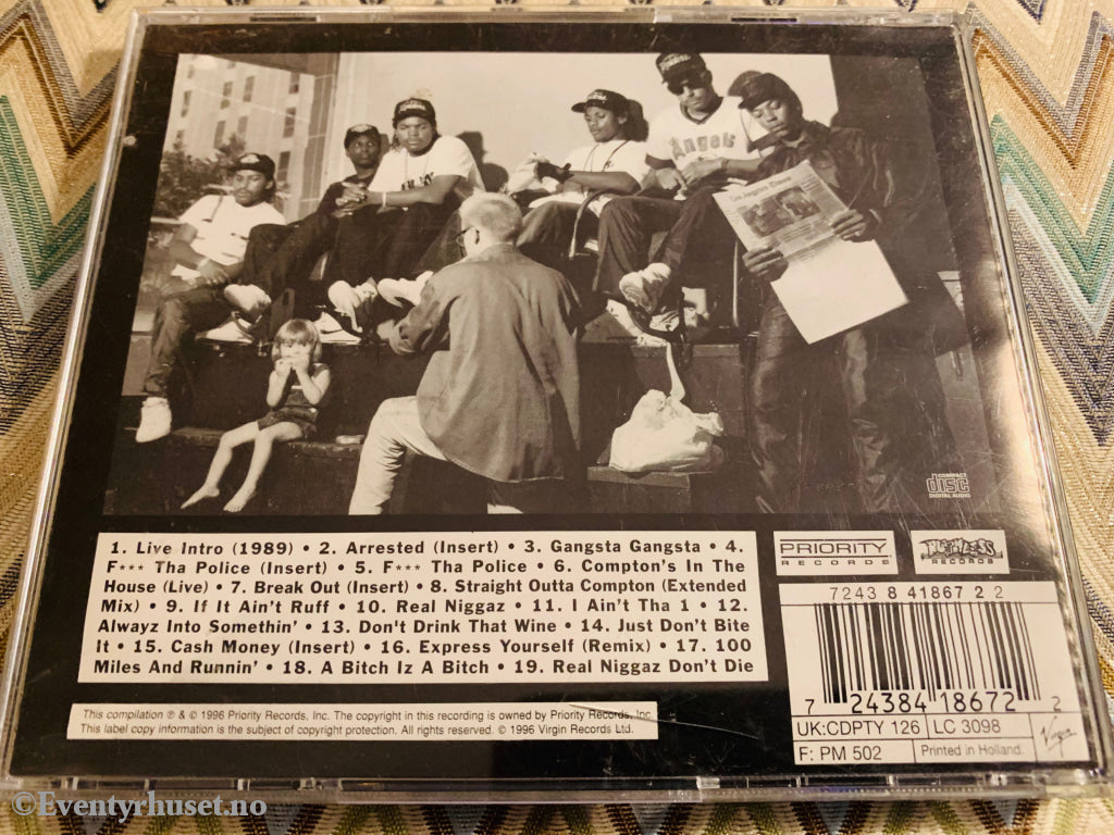 N. W. A. Greatest Hits. 1996. Cd. Cd