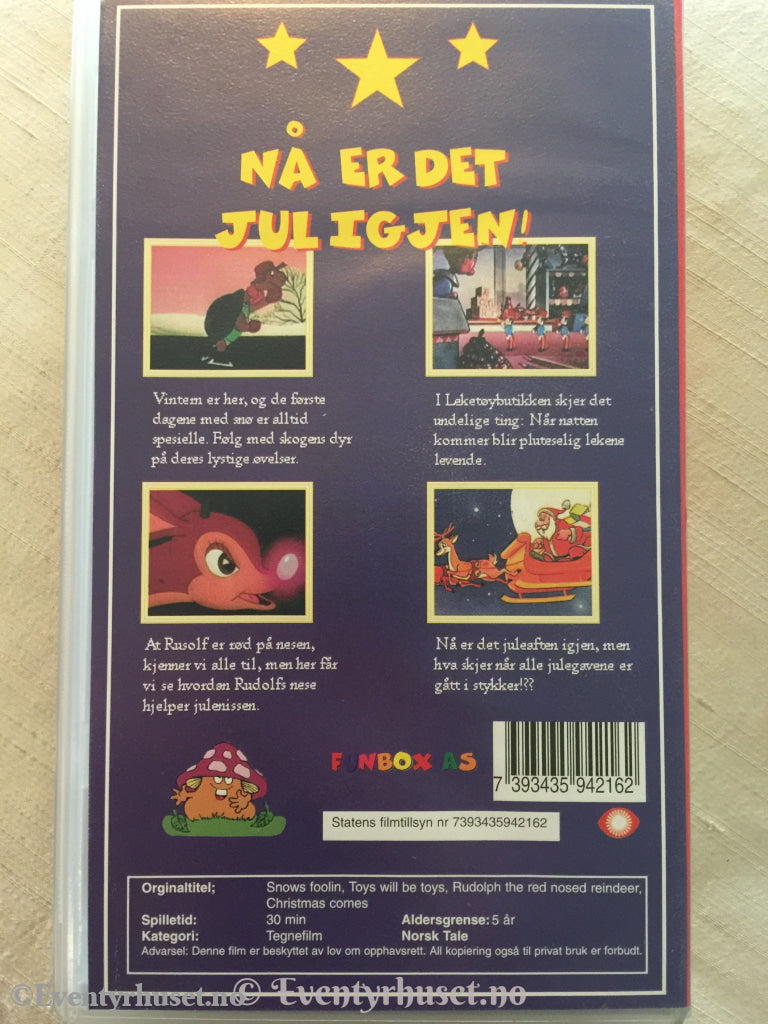 Nå Er Det Jul Igjen. Norske Stemmer: Lystad/mjøen. Vhs. Vhs