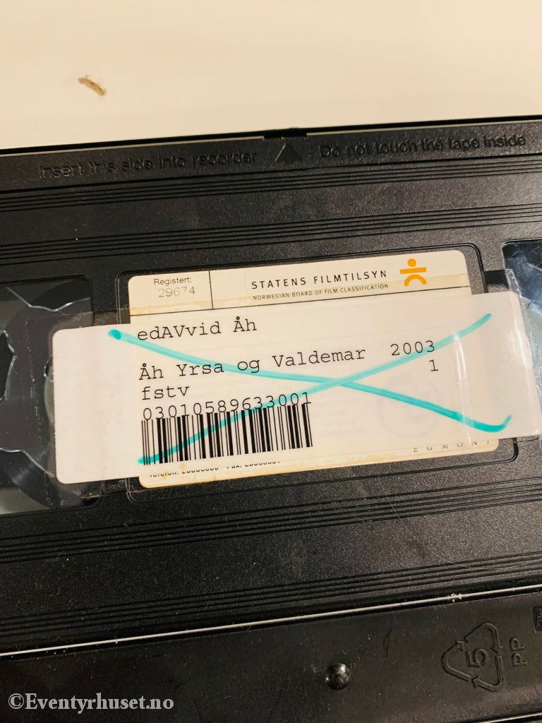 Nå Er Det Nå (Nrk) - Åh Yrsa Og Valdemar. 1999. Vhs. Vhs