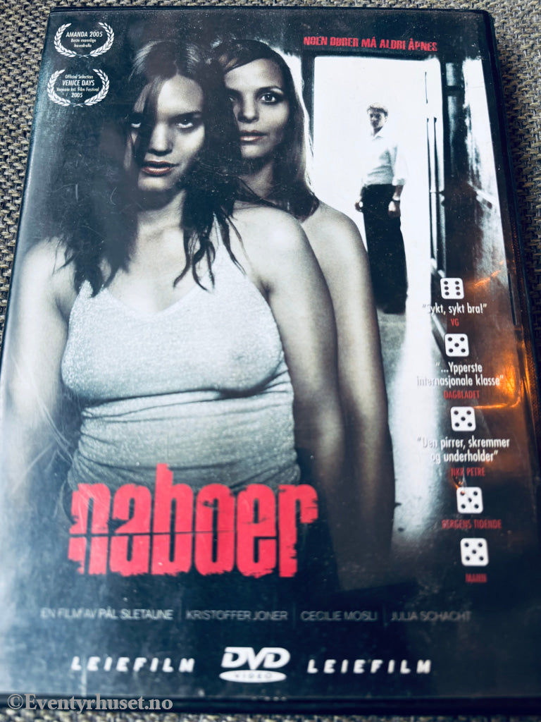 Naboer. DVD leiefilm.