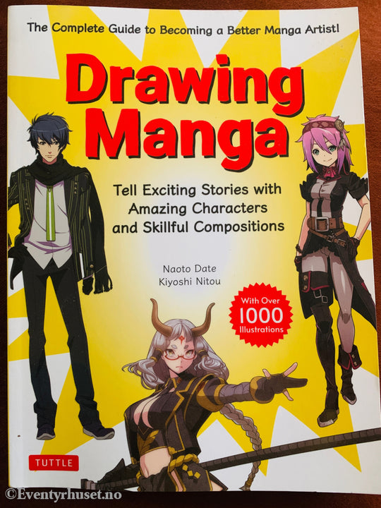 Naoto Date og Kiyoshi Nitou. Drawing Manga. 2014. Kunstbok.