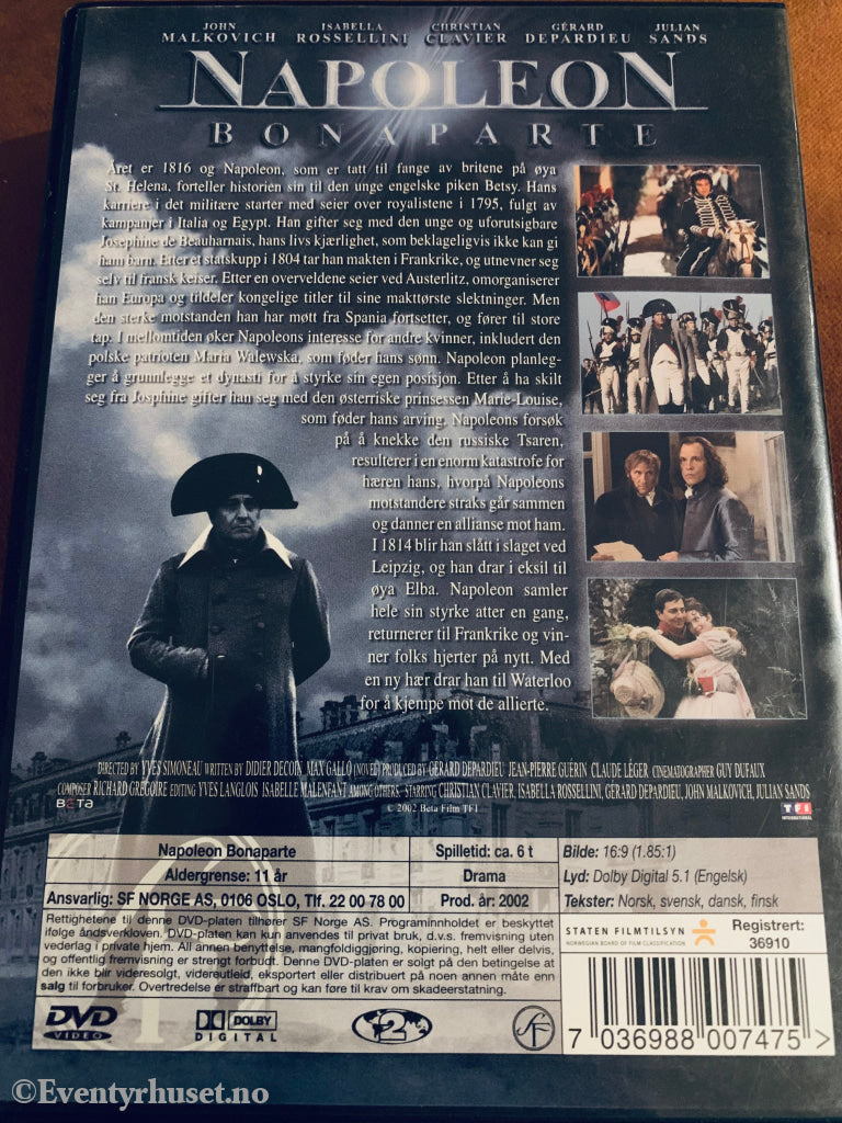 Napoleon Bonaparte. Dvd. Dvd