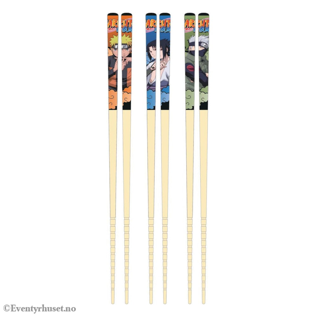 Naruto Bamboo Chopsticks 3-Set Team 7 Home & Gifts