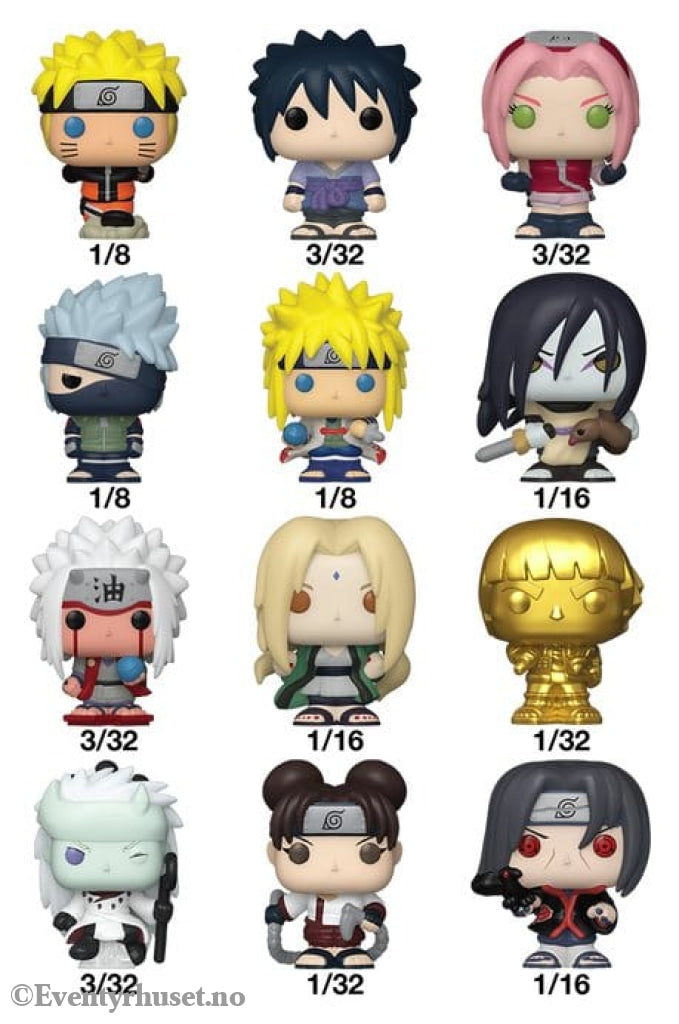 Naruto Bitty POP! Vinyl Figure Display (32) PDQ 2,5 cm Collectibles