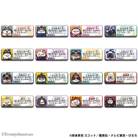 Naruto Mega Cat Project Nyaruto! Enamel Pins Name 5 cm Assortment (16) Manga & Anime