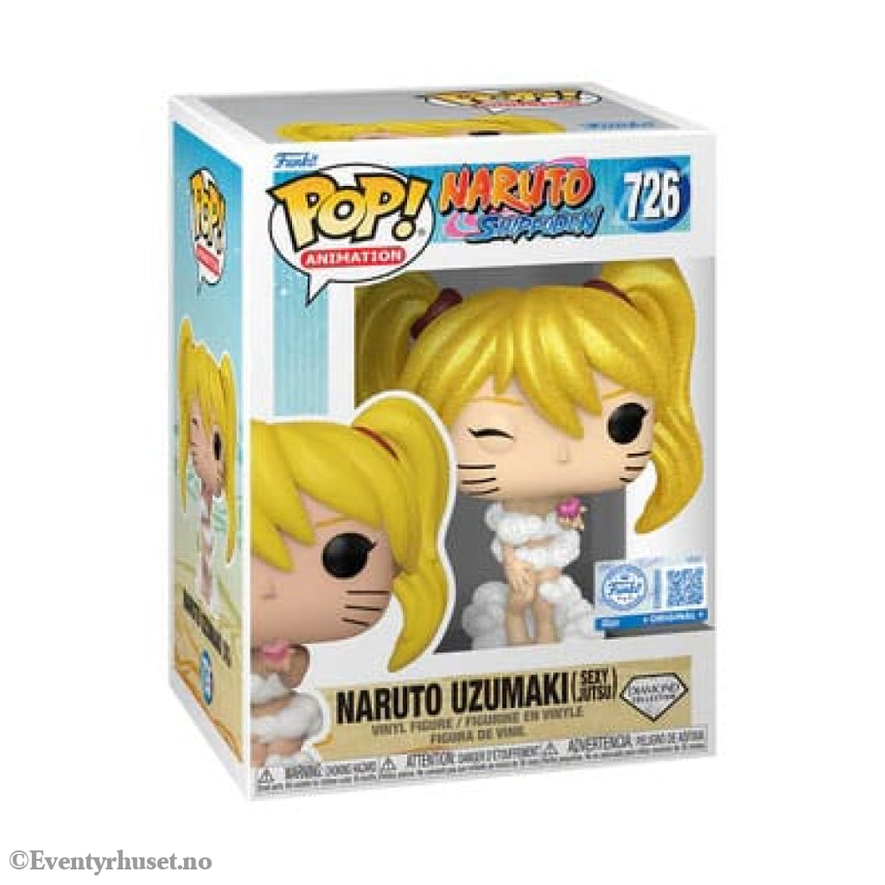 Naruto Pop! Animation Vinyl Figure Naruto(Sexy Jutsu) Diamond Collection Exclusive Edition 9 cm Manga & Anime