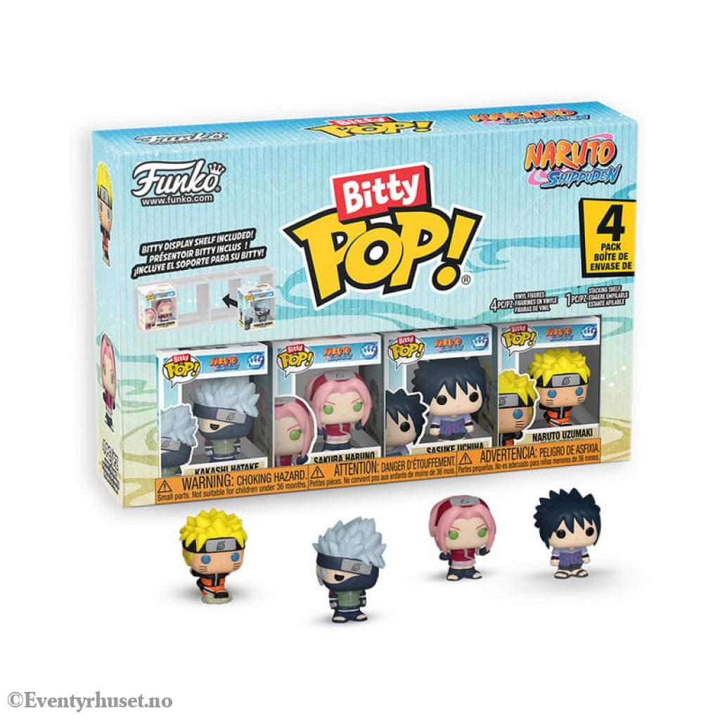 Naruto Shippuden Bitty POP! Vinyl Figure 4-Pack Team 7 w/CH 2,5 cm Manga & Anime
