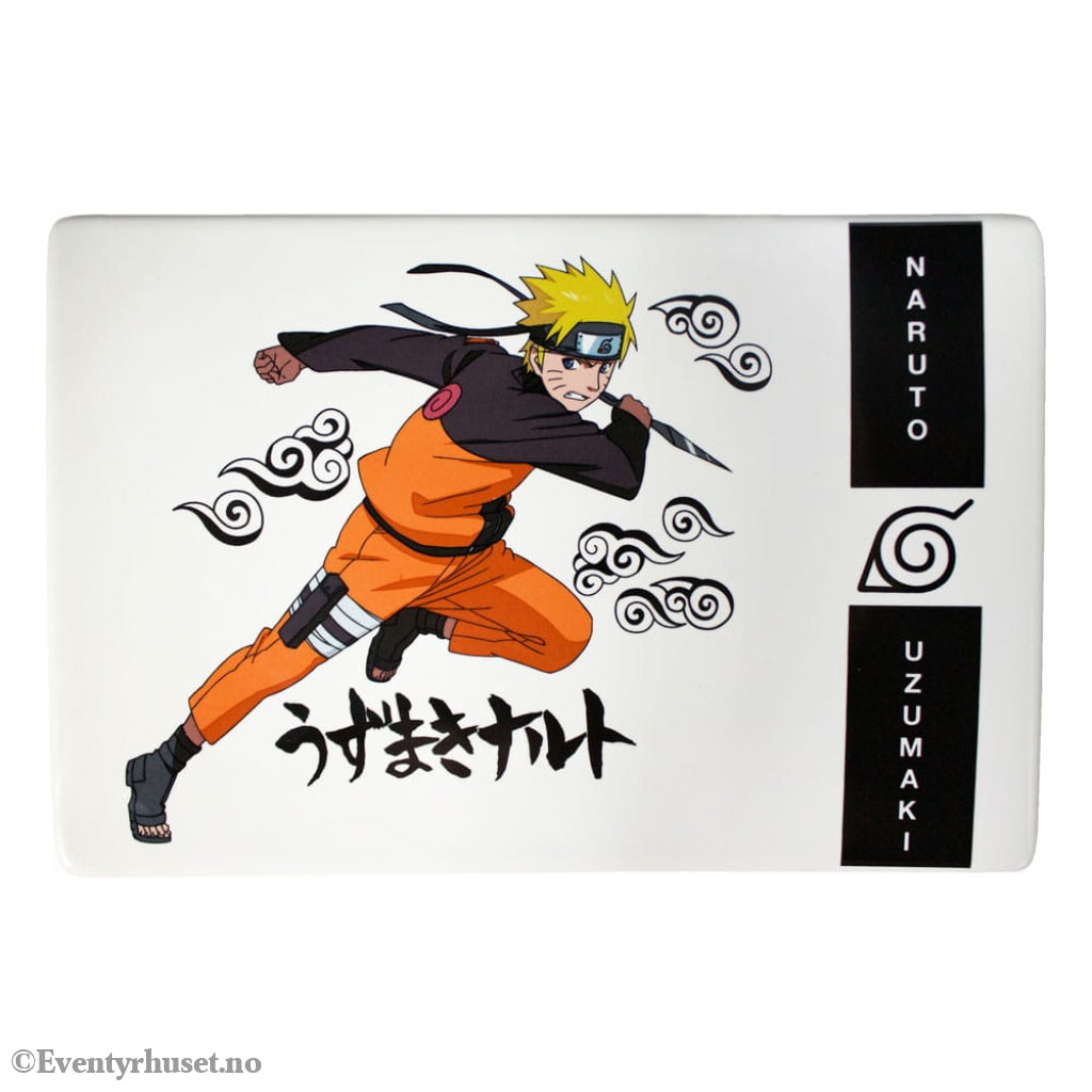 Naruto Shippuden Ceramic Sushi Set with Chopsticks Naruto Uzumaki Home & Gifts