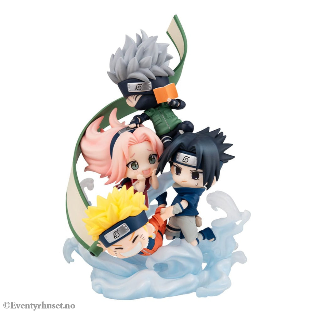 Naruto Shippuden FigUnity PVC Mini Statue Gather here Team 7 13 cm (with gift) Manga & Anime