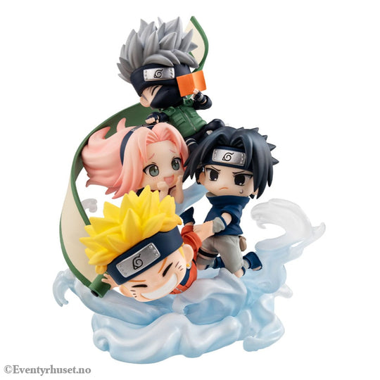 Naruto Shippuden FigUnity PVC Mini Statue Gather here Team 7 13 cm (with gift) Manga & Anime