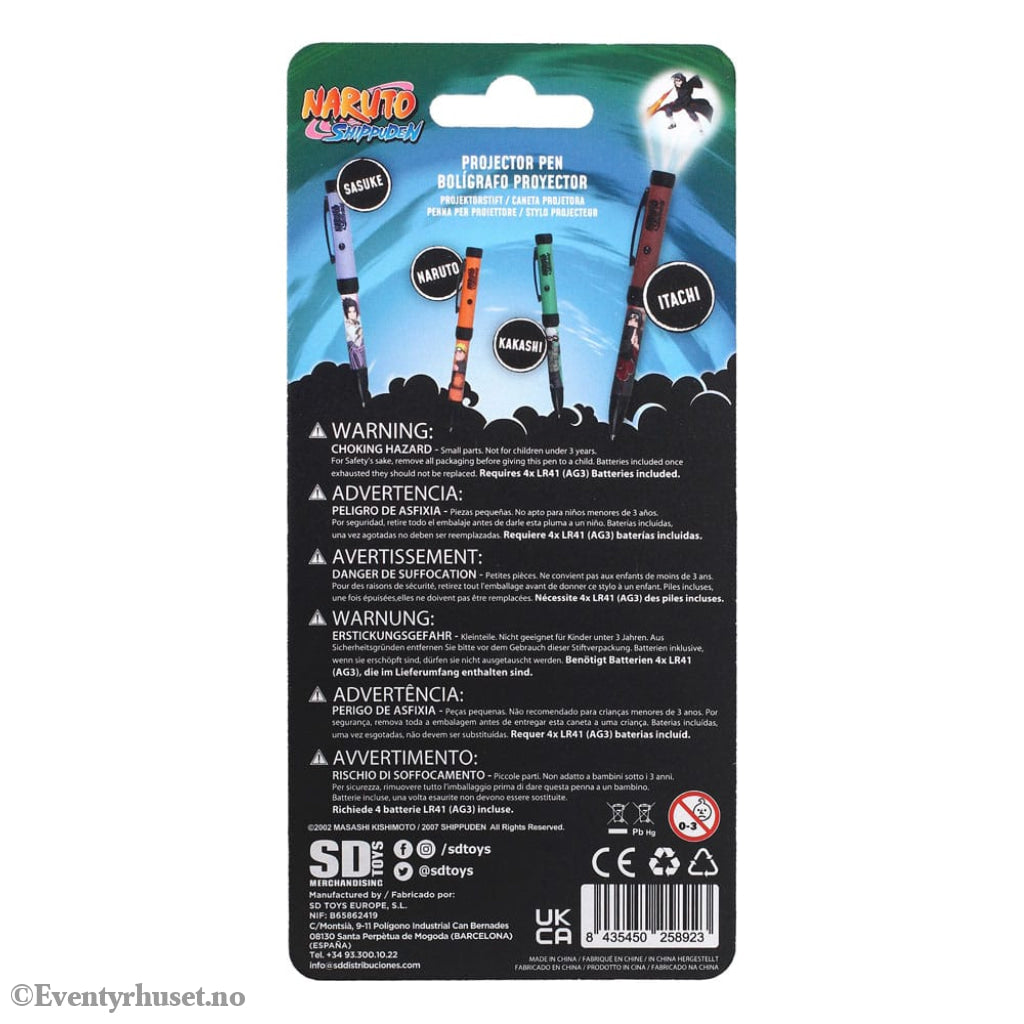 Naruto Shippuden Pen with Light Projector Itachi Manga & Anime