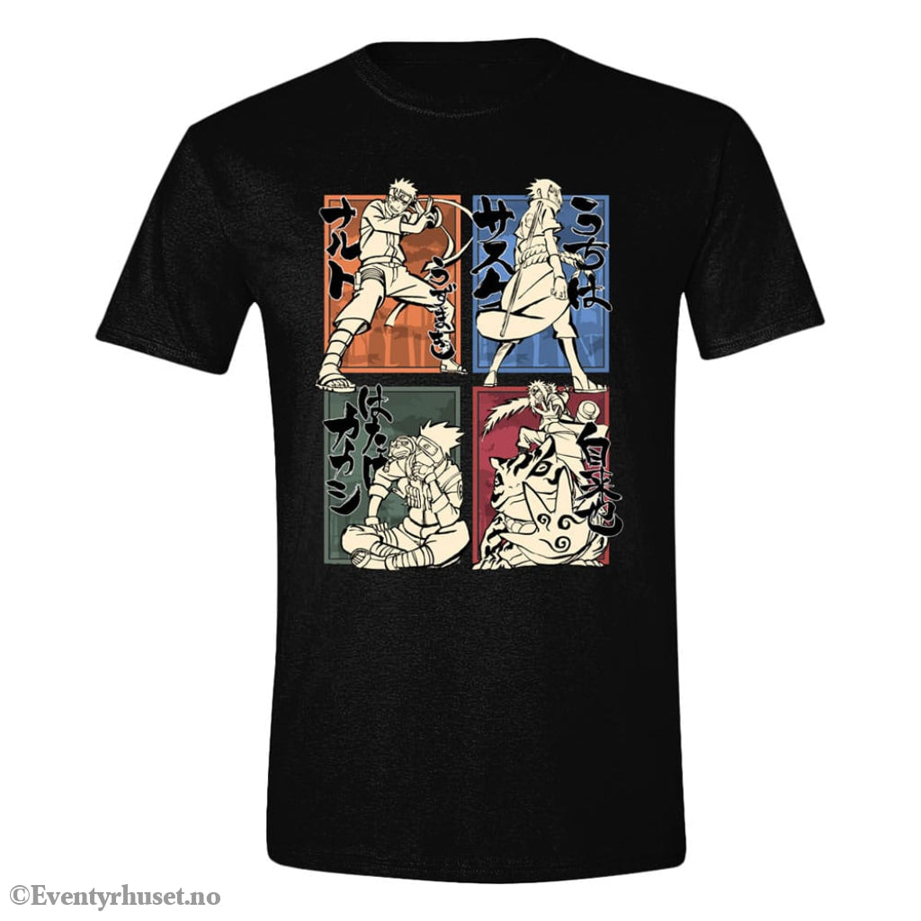 Naruto T-Shirt Character Sketches Size L Fashion & Accessories
