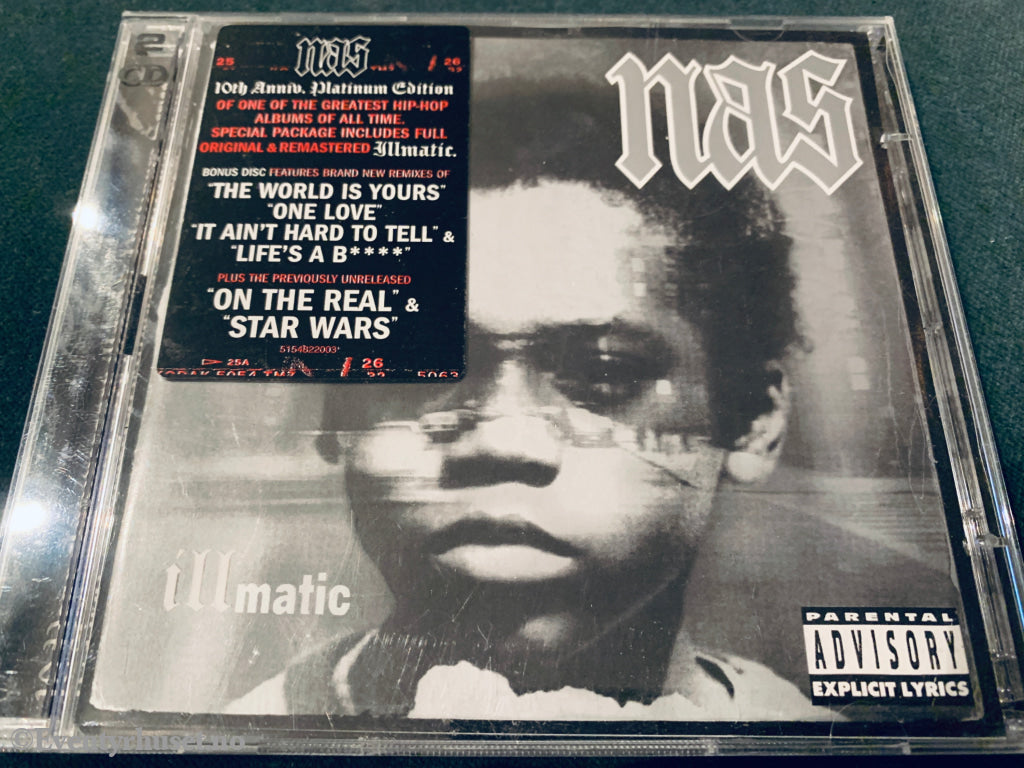 Nas – 10 Year Anniversary Illmatic Platinum Series. CD.